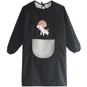 

Kitchen, waterproof, oil-proof, adult hoodie, long-sleeved Apron, sleeves, cooking, wearing reverse clothes.