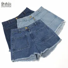 Джинсы женские летние весенние большие размеры|women jeans shorts|fashion jean