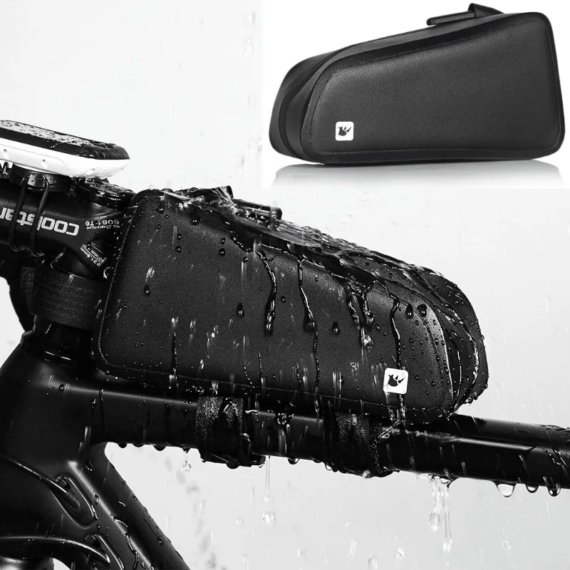 

Rhinowalk MTB Bicycle Front Frame Bags Waterproof Cycling Tube Bag Large Capacity Road Bike Pannier Storage Bags Tool