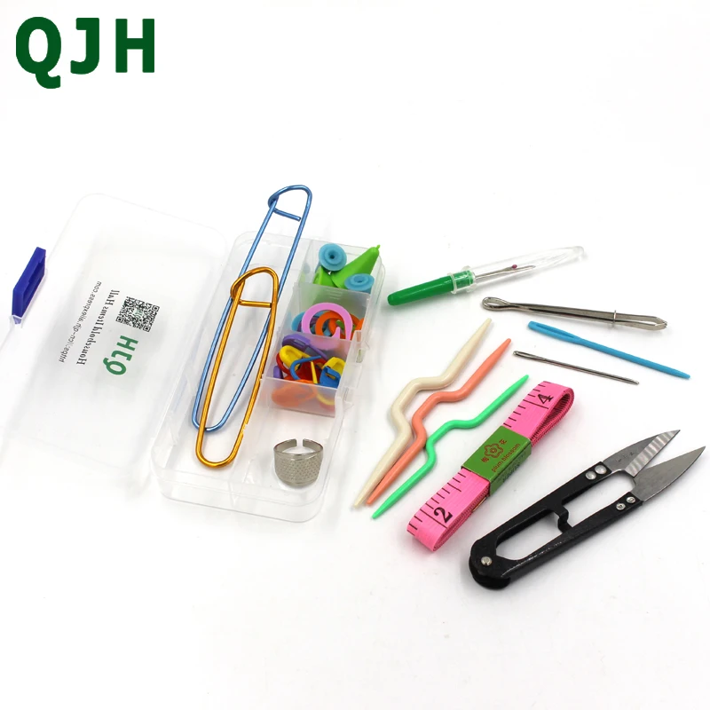 Набор инструментов для шитья и вязания 35 шт.|sewing set|knitting rulerbox needle |