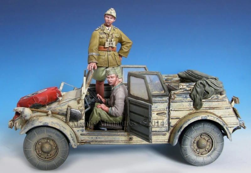 1:35 D.A.K. Kubelwagen crewGerman десант|paratrooper|kubelwagen |