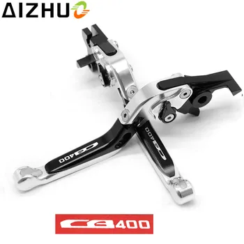 

CNC Motorcycle Clutch Brake Lever Aluminum Extendable Adjustable Folddable CB400 Levers For Honda CB400 CB 400 1996