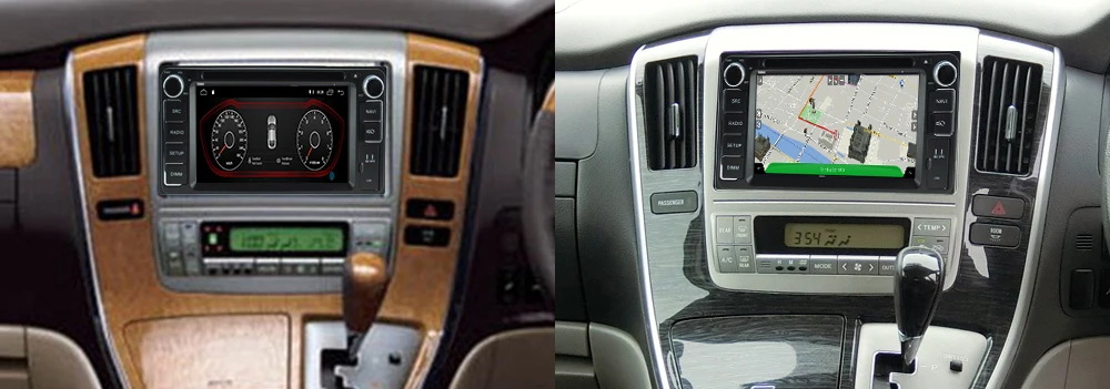 6.2 Android Car Multimedia player 2 Din WIFI GPS Navigation Autoradio For Toyota Alphard 2002~2008 touch screen Bluetooth 9