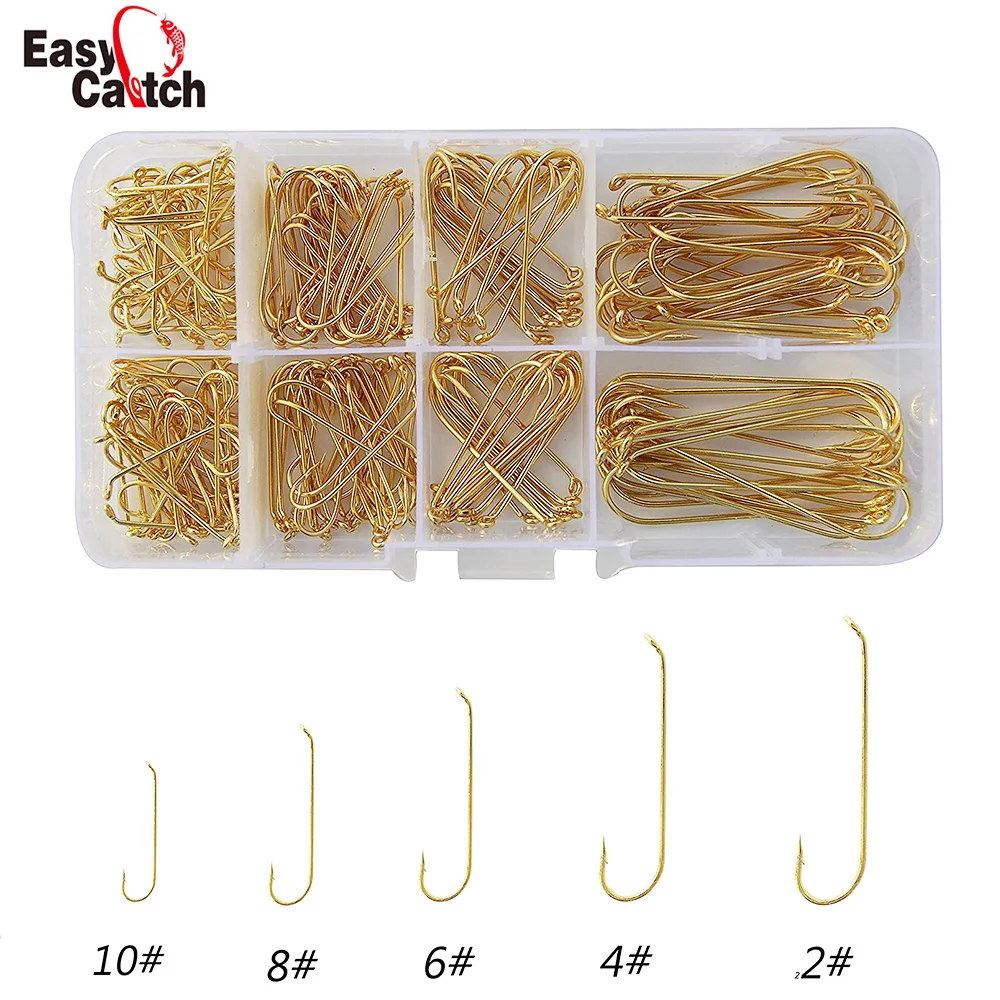 Buy 230pcs/Box 79580 High Carbon Steel Fishing Hooks