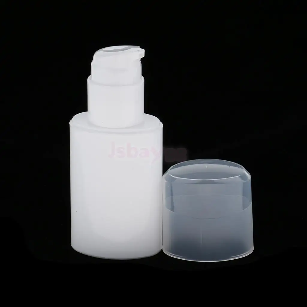 3 Pieces 30ml Empty Refillable Airless Lotion Pump Cream Cosmetic Bottle Shampoo Dispenser with 3 Funnels