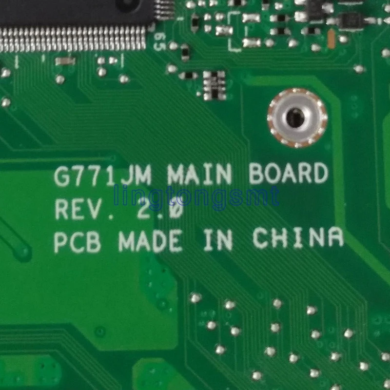 GTX960M-2GB G771JW Motherboard with i7-4720 For ASUS ROG G771JM G771JK G771JW G771J G771 Laptop Mai