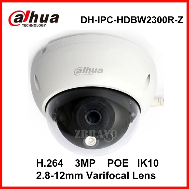 Dahua IP Dome Camera IPC HDBW2300R Z 3MP 2 8 12mm Varifocal Lens Zoom POE IP