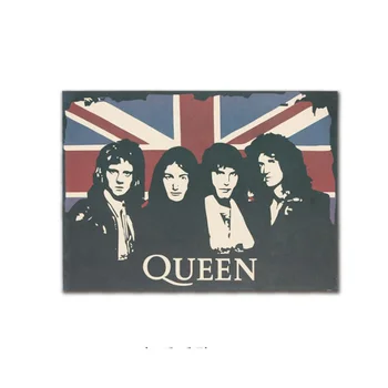 

The Band of Queen Decor Vintage Kraft Paper Movie Poster School Office Decoration Art Retro Posters and Prints