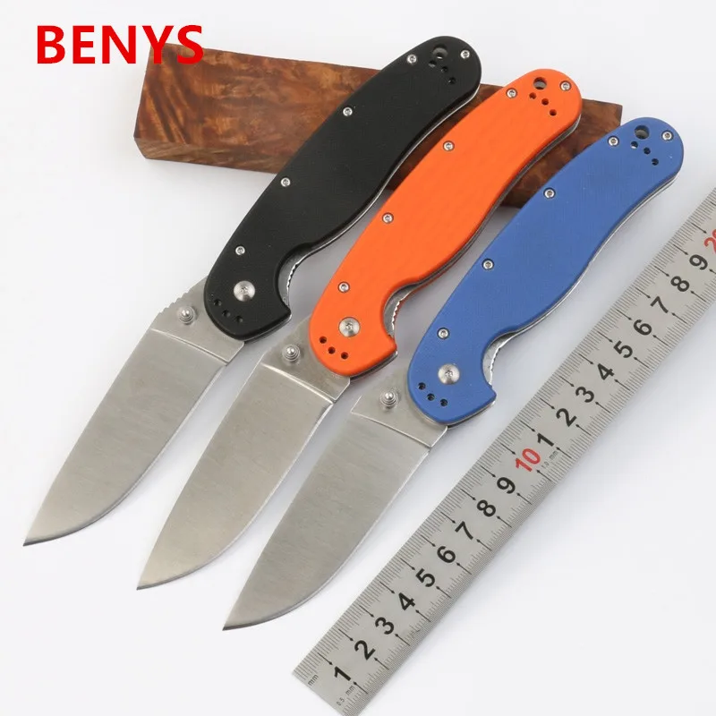 

BENYS RAT Model 1 Folding Knives AUS-8 Blade G10 Handle Tactical Camping Hunting Knife Outdoor Survival Pocket OEM Tools EDC