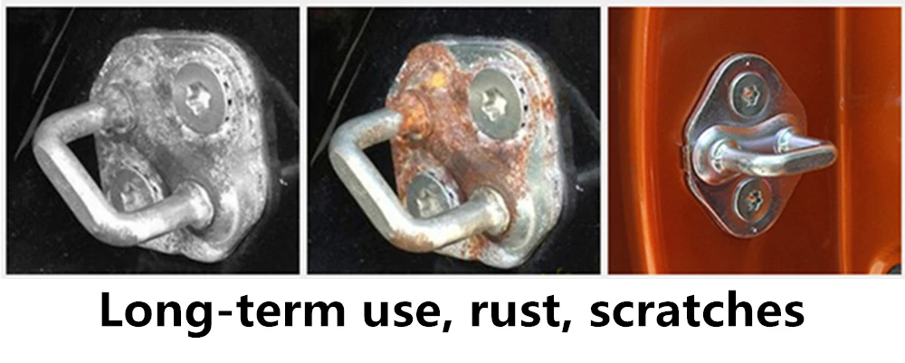4 шт. Автомобильный Дверной замок с пряжкой, покрытие для автомобиля, аксессуары для межкомнатных дверей, защита для suzuki vitara ertiga swift celerio lgnis