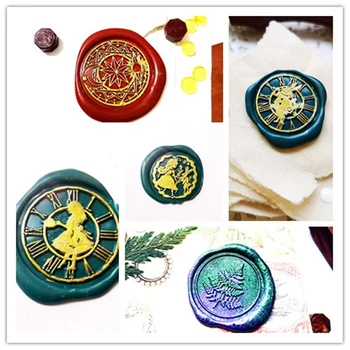 

Fern leaf Star sky cat Alice whale mushroom Retro brass Stamp Antique Sealing Wax Stamps Wedding Invitations Wax Seal Stamp