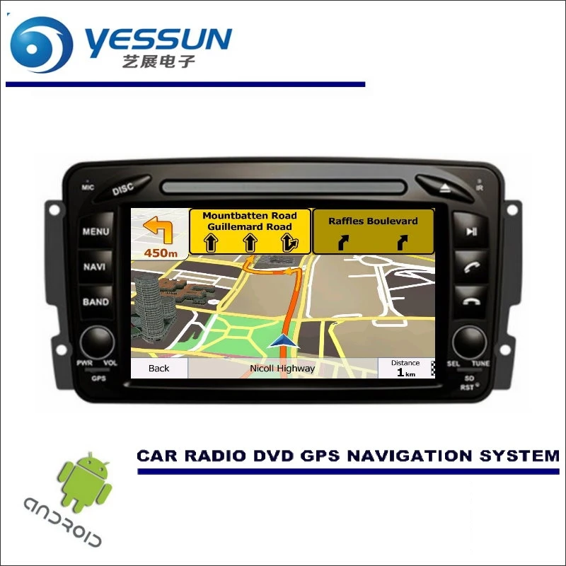 

YESSUN For Mercedes Benz CLK W208 A208 1996~2003 CD DVD GPS Player Radio Navi Stereo Car Multimedia Navigation Wince / Android