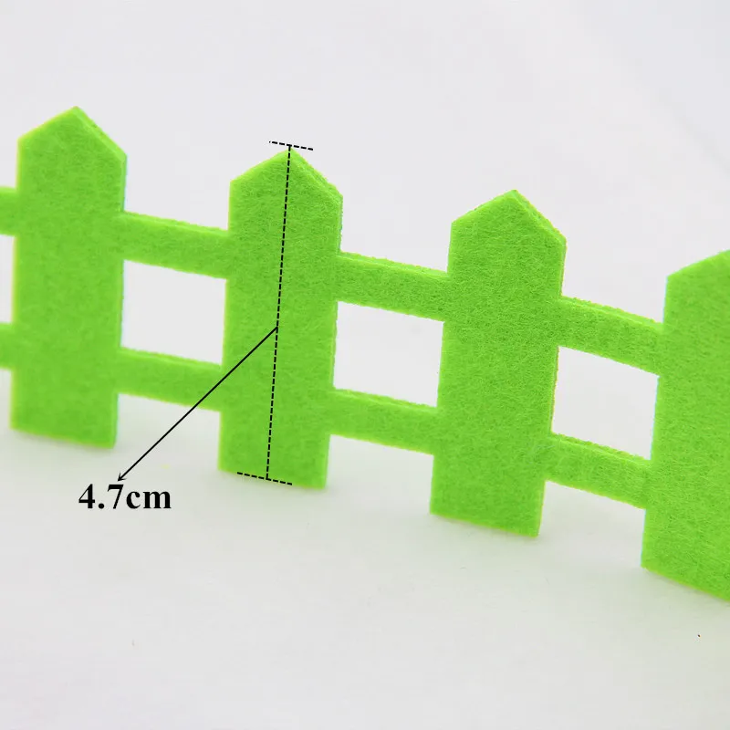  Hot Sell 1m Palisade Felt Cutting Decoration Non-Woven Cloth Felts Kindergarten Kids Room Fence Diy - 32850048729