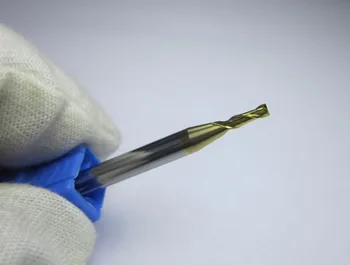 

HRC58 2MM TWO 2 flutes end mill milling cutter Tungsten Carbide CAE2-2X4 L50mm KVL <HRC60 2*4*6*50 CNC end mills for steel