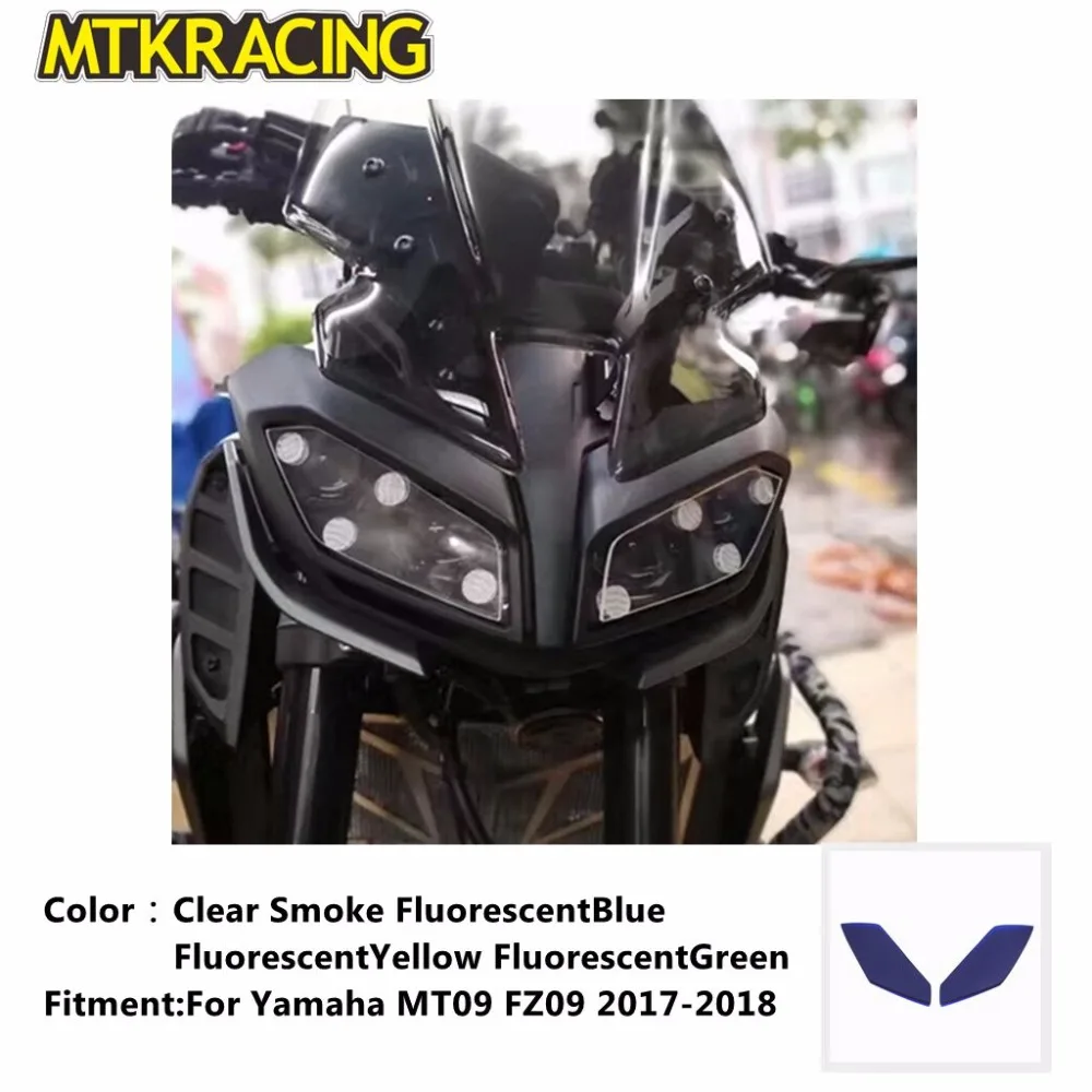 MTKRACING MT 09 NEY Motorcycle Acrylic Headlight protection sheet