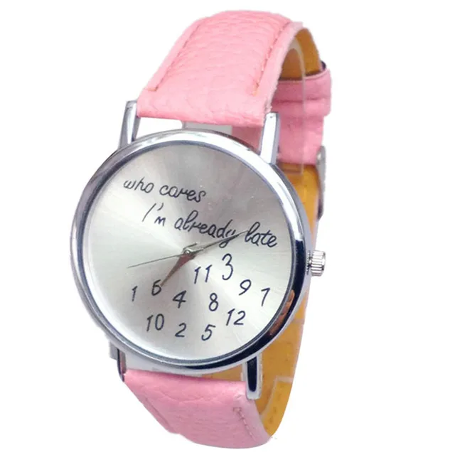 fashion women watches funny comment women men wrist watches who
