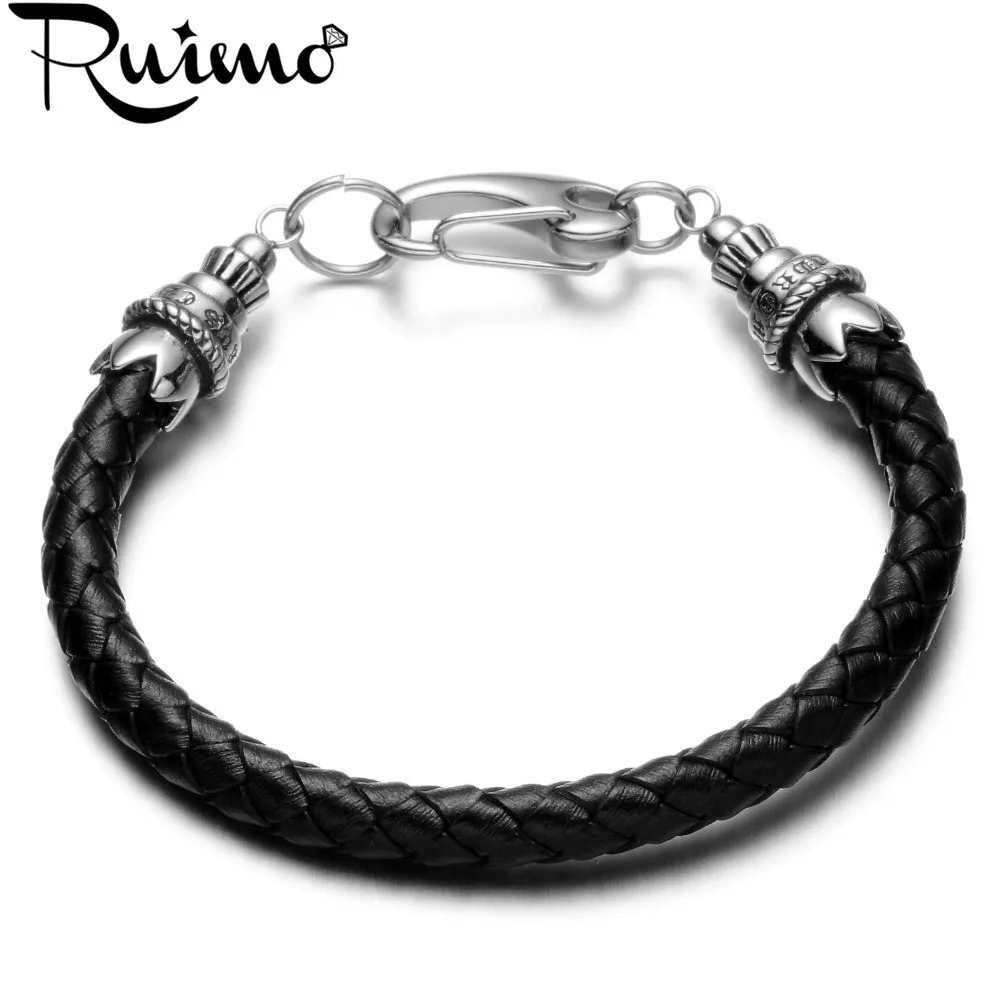 RUIMO Ретро 316l Соединительная Пряжка из нержавеющей стали Женский браслет