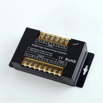 

RGBW Hight Speed Power Amplifier 4 way Synchronous Repeater LED Controller Signal power amplifier 10pcs