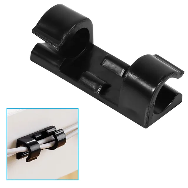 20Pcs/Lot Wire Clips Tidy Holder Cable Clip Organizer Cable Management