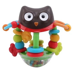Owl Милые новорожденные детские кроватки Мягкая погремушка колокольчик, подвешиваемый над кроватью Детские игрушки чучело музыкальная Мобильная коляска развивающая игрушка - Цвет: Owl