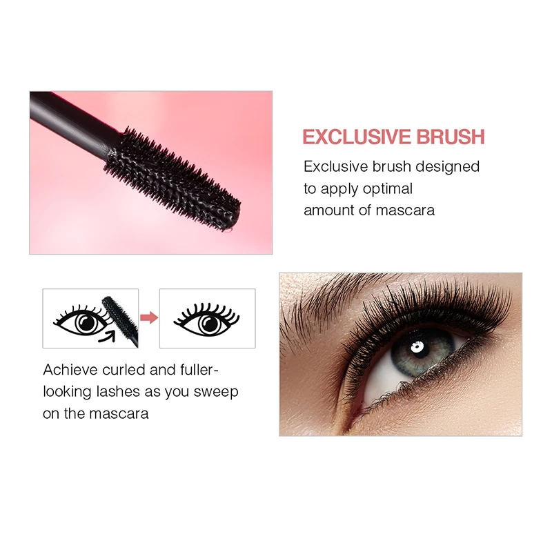 Menow Mascara with 2pcs EyelinerSet Pen Set Waterproof Rimel 3d Thick Lengthening Mascara Make Up