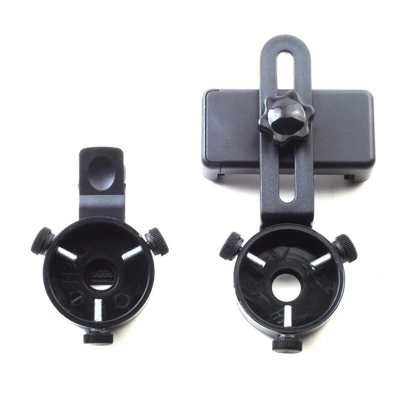 العالمي مجهر أحادي تلسكوب حامل هاتف محول الإكتشاف نطاقات قاعدة تركيب مزودة بمشبك قوس ل عرض 5.5-8 سنتيمتر هاتف ذكي