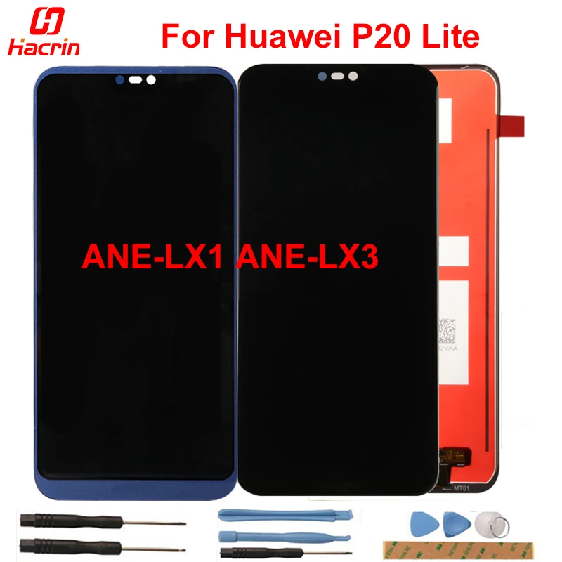 

For Huawei P20 Lite LCD Display+Touch Screen 5.0 Inch Digitizer Screen Panel For Huawei P20 Lite Lcd Display ANE-LX1 ANE-LX3