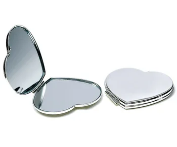 

50X COMPACT MIRRORS BRIDESMAIDS WIFE GIRLFRIEND SILVER COLOR #18038