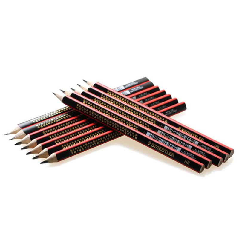 4 шт., STAEDTLER 1285, стандартные карандаши, пишущий карандаш, канцелярские принадлежности, школьные офисные принадлежности, карандаш для рисования, черный грифель, 2B HB карандаши
