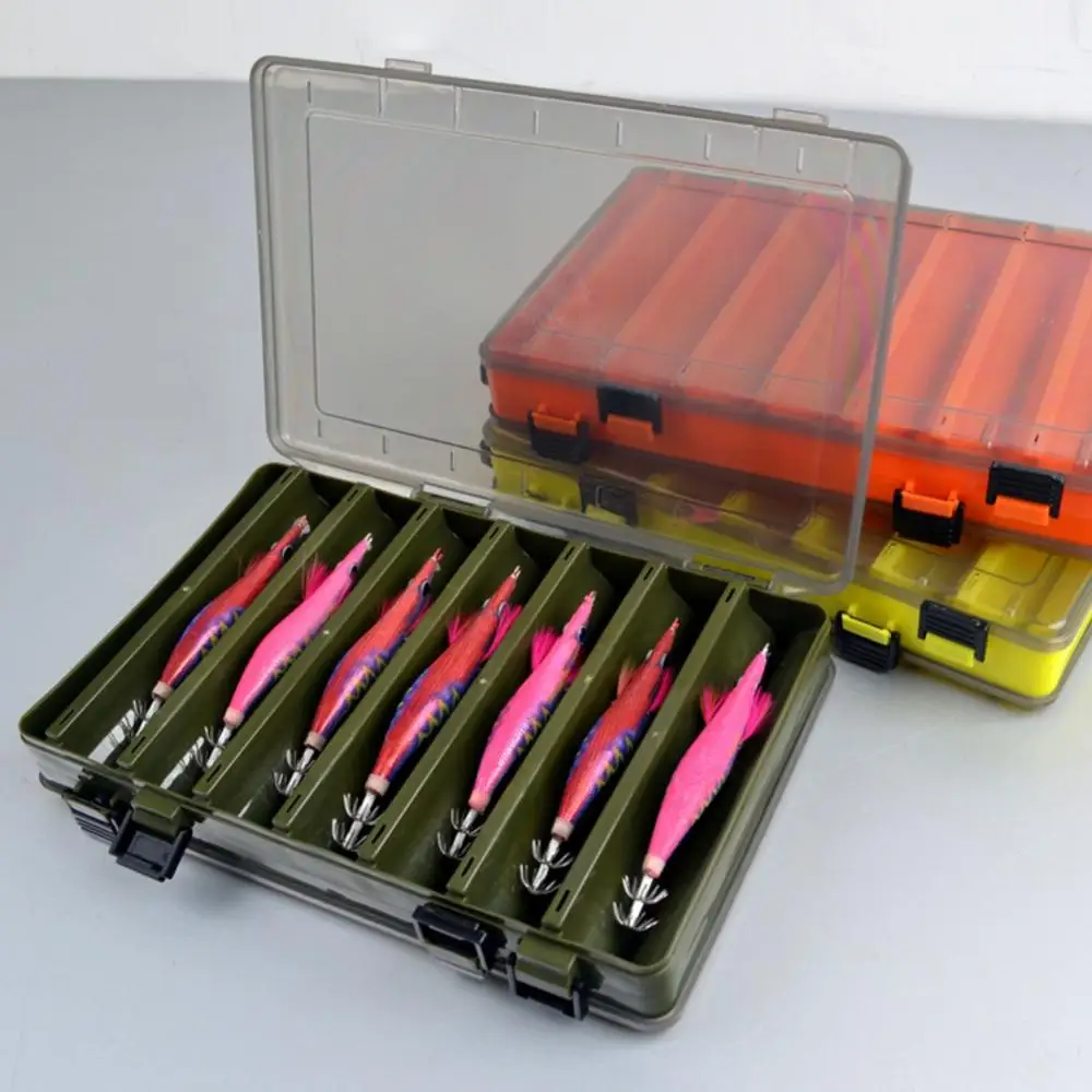 

Fishing Box For Baits Double Sided Plastic Lure Boxes Fly Fishing Tackle Storage Box Storage Tool Fishing Supplies Accessories