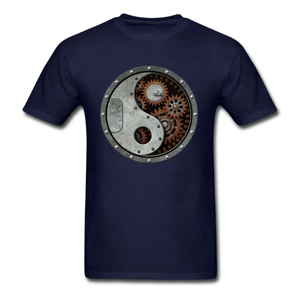 Industrial Steampunk Yin Yang_navy