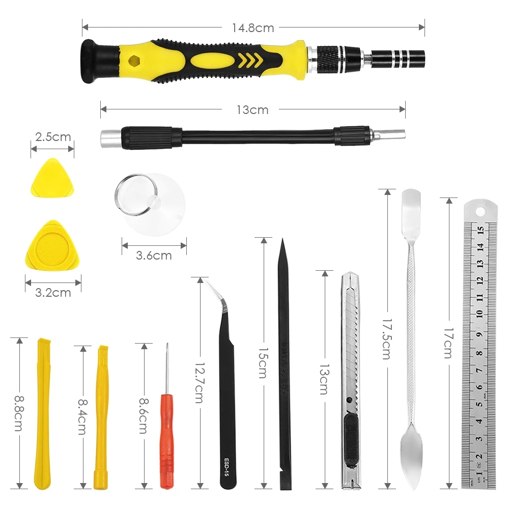 87 в 1 Набор прецизионных отверток, профессиональные инструменты для ремонта, набор ручных инструментов для ремонта планшета, ноутбука, ПК, смартфона, часов