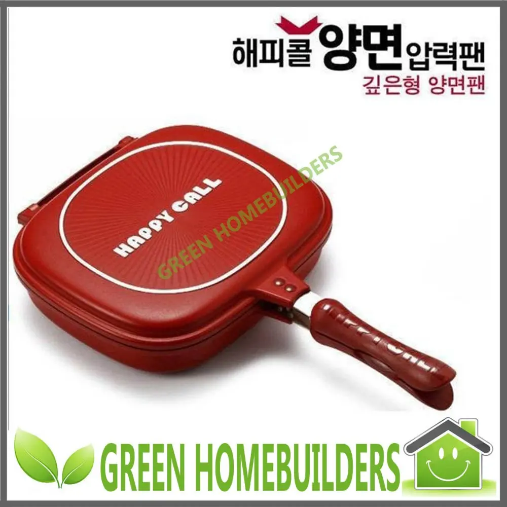 wholesale & retail , Happy Call , aluminum double sided non stick grill