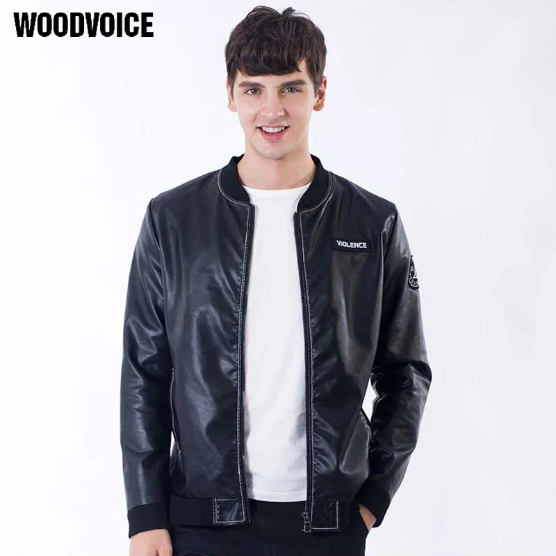 

Leather Jacket Male PU Motorcycle Leather Jacket Men Warm Fabric Plus Size 4XL Clothing Casual Black Coats Faxu Leather Jackets
