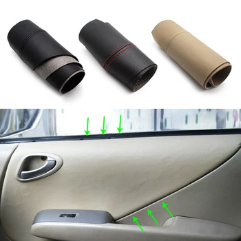 

For Honda Fit / Jazz 2004 2005 2006 2007 Car Door Handle Armrest Panel Microfiber Leather Cover
