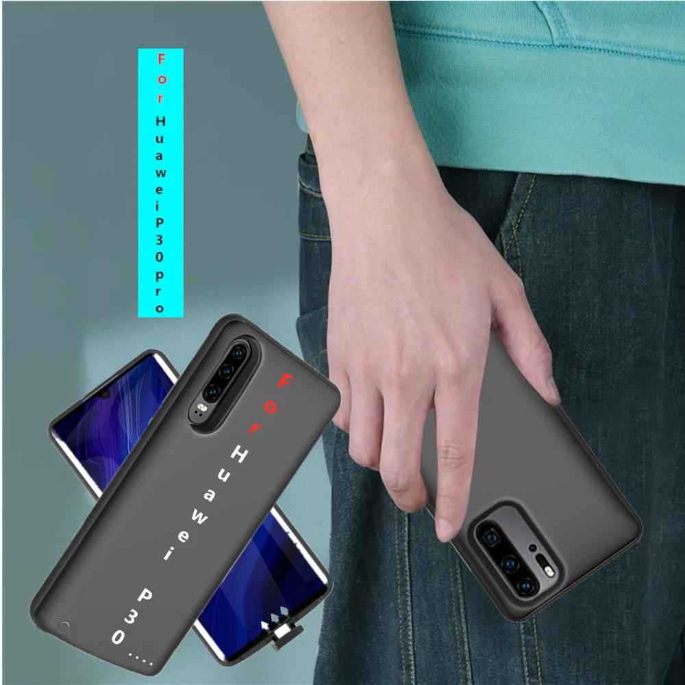 Чехол с дополнительным внешним аккумулятором для телефона Huawei P30 портативный