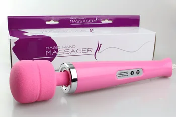 

New pink Magic Wand 10 speed magic Massager Foot Head Full Body Massage health Care Relaxation Body