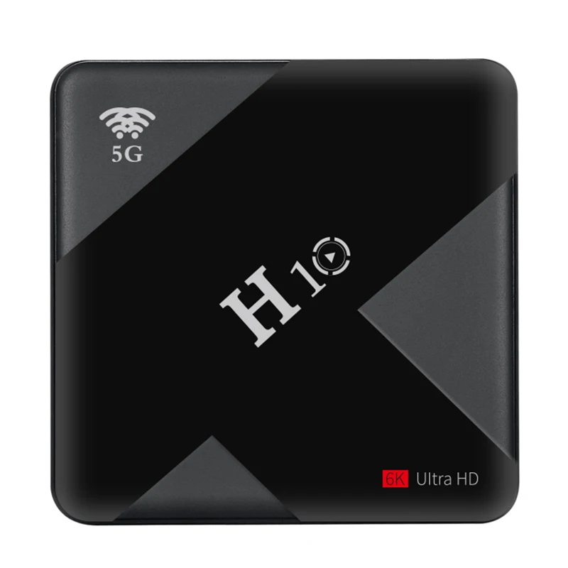 H10 Android 9 0 Смарт ТВ коробка 4G 64G Allwinner H6 2 + 5G WiFi USB3.0 6K HDR H.265 телеприставка |