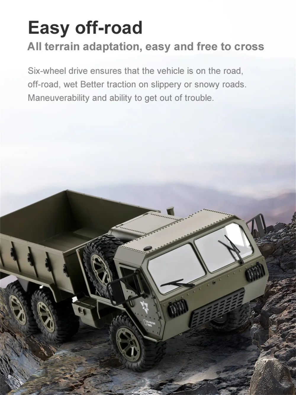 Fayee FY004A 1/16 радиоуправляемая военная машина 6WD гусеничный внедорожный