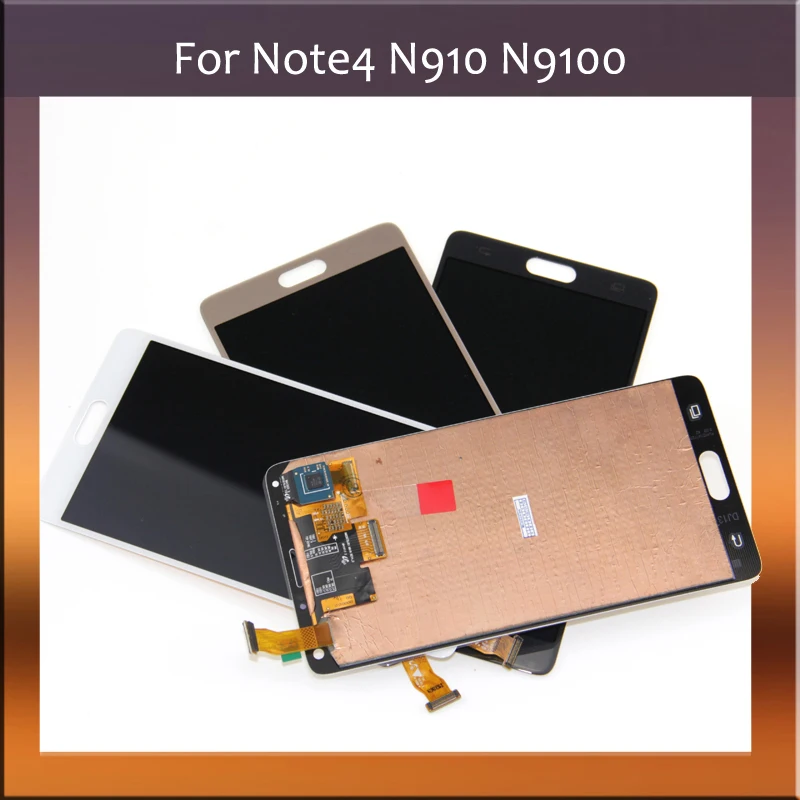 

Super Quality For Samsung Galaxy Note 4 Note4 N910C N910 N910A N910F LCD Dispaly Touch Screen Digitizer Replacement