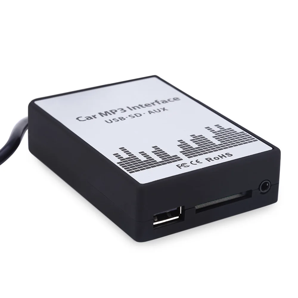 Автомобильный MP3 аудио интерфейс USB SD кабель для передачи данных AUX адаптер 17 PIN
