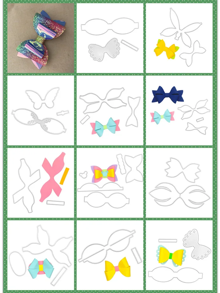

13 Styles metal cutting dies cut die mold bow tie Die decoration Scrapbook paper craft knife mould blade punch stencils dies
