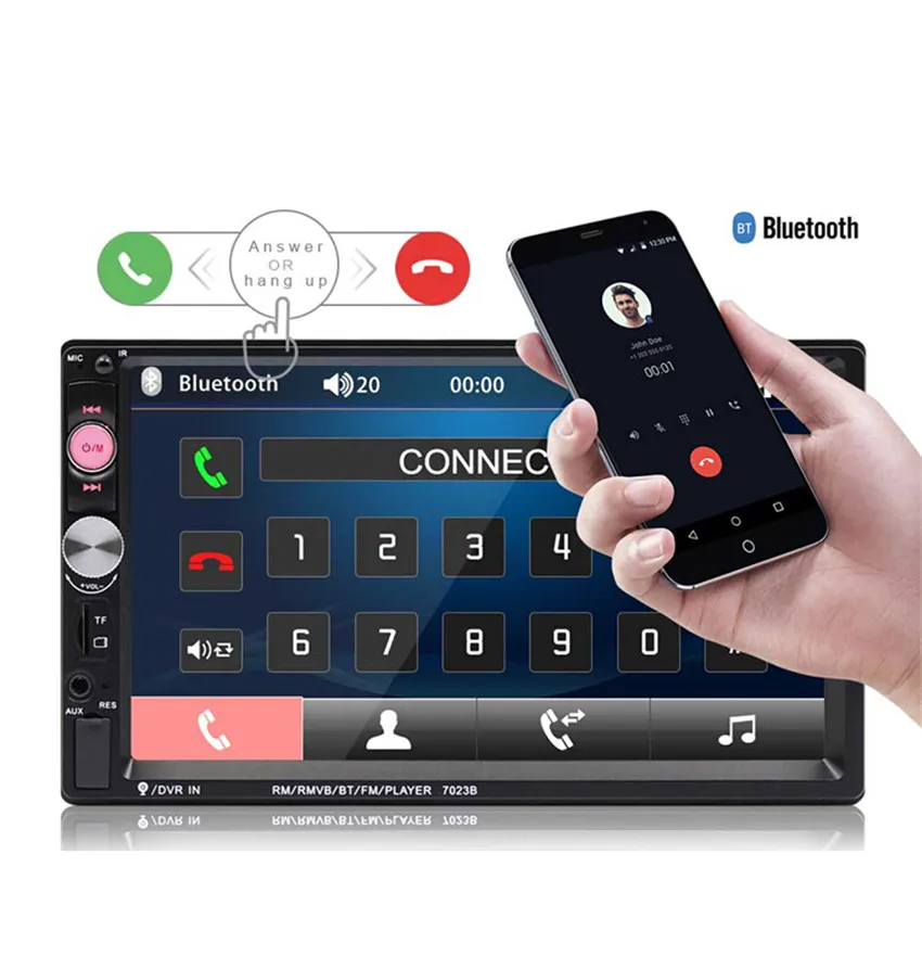

High end Car Multimedia Player Autoradio 2din Stereo 7" Touch Screen FM Video MP5 Player Auto Radio Backup Camera for music/movi