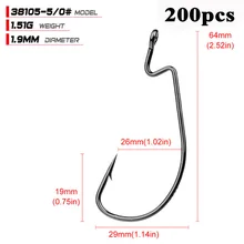 200 шт. бронзовых морских рыболовных крючков 1/0 2/0 3/0 4/0 5/0 Рыбалка Шестерни высокое Сталь углерода бас крючок с зазубриной сумашедшая Рыбалка рыболовные крючки