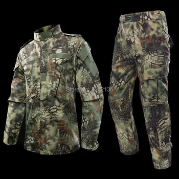 

Tactical US Army Camouflage Combat Uniform Men ACU Multicam Camo Military Clothing Set Airsoft Outdoor Jacket + Pants Multicam
