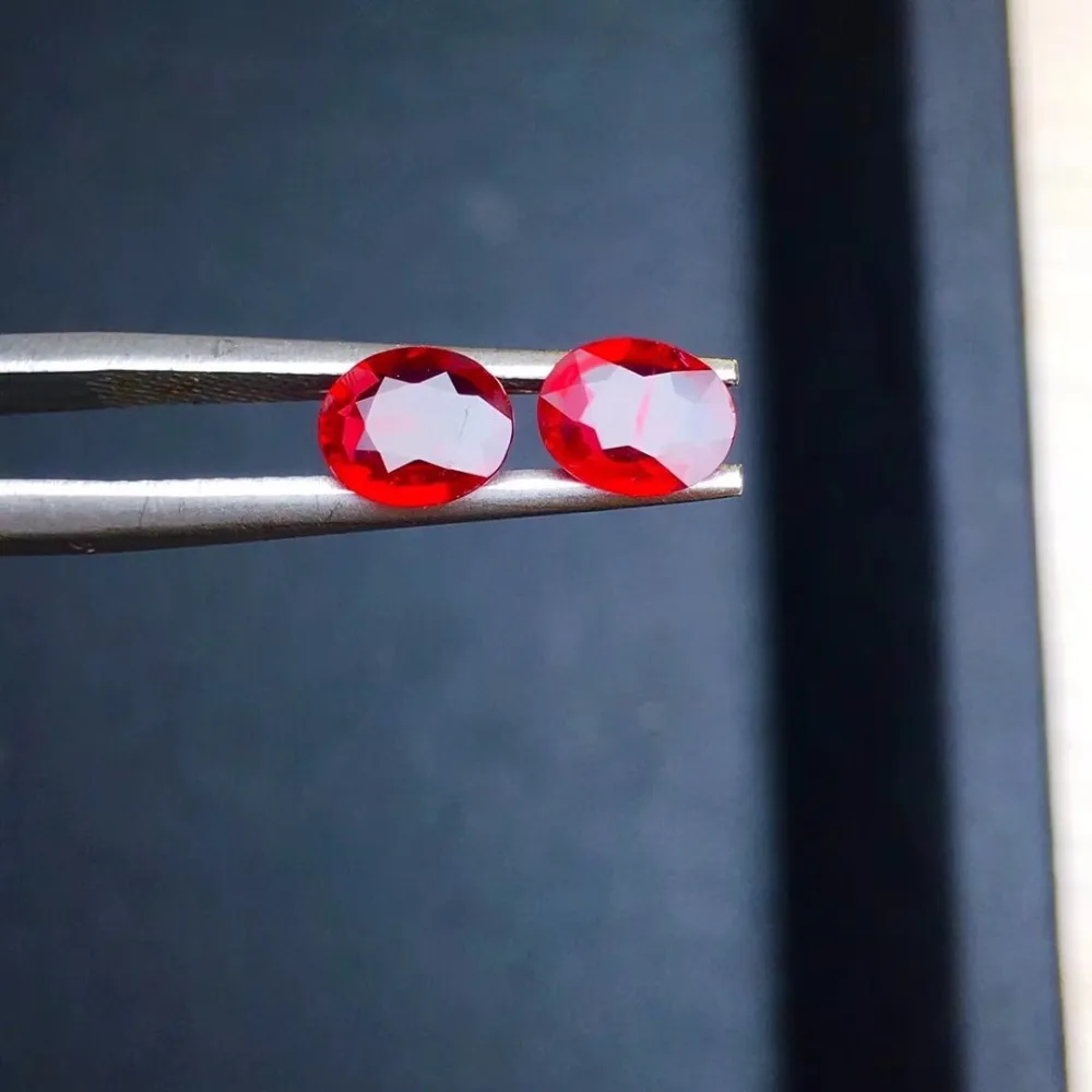 

CQT Certificated 1.10ct Unheat Heart Shape Faceted Natural Red Pigeon Blood Red Loose Gemstones Rubi Loose Stones