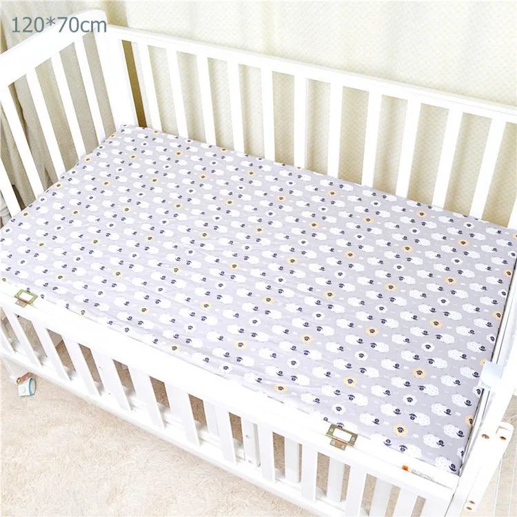 1 шт., хлопок, детские кроватки, простыни с принтом, дышащий наматрасник для новорожденных, детские покрывала, детские постельные принадлежности - Цвет: C2