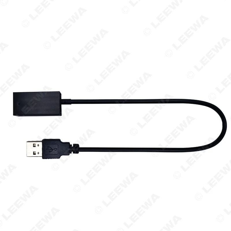 LEEWA USB AUX удлинитель Кабель-адаптер провод для MITSUBISHI Outlander/ASX/Lancer 2009~ вперед OEM головное устройство аудио медиа система