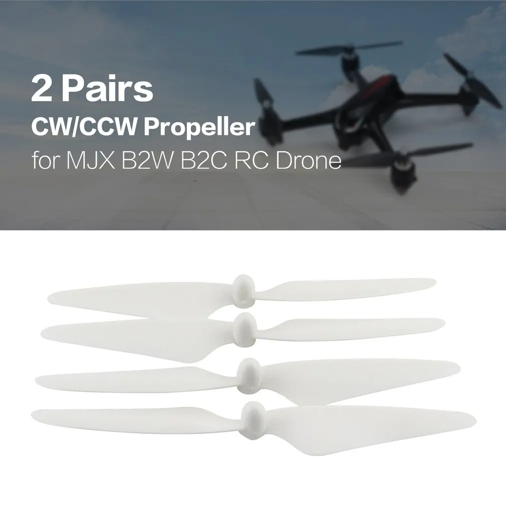 

2 Pairs CW/CCW Propeller Spare Props Blade Spare Parts Set for MJX Bugs B2W B2C RC FPV Drone Quadcopter UAV Aircraft