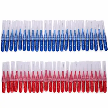 

50pcs Plastic Tooth Floss Oral Hygiene Interdental Brush Toothpick Healthy Teeth Care 5U928